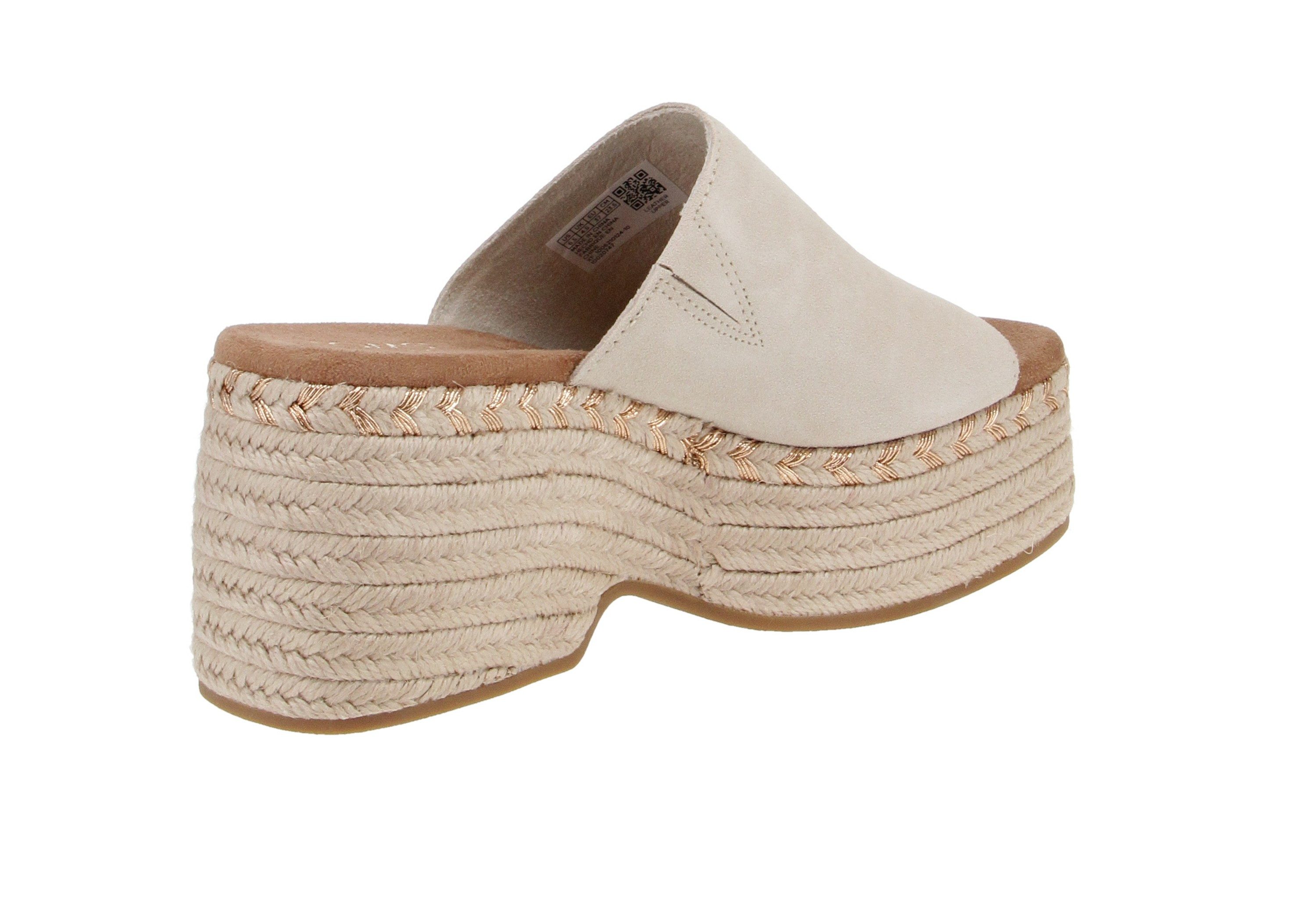 TOMS Toms 10020747 Laila Mule - Damen Schuhe Pantoletten - Natural Sandale