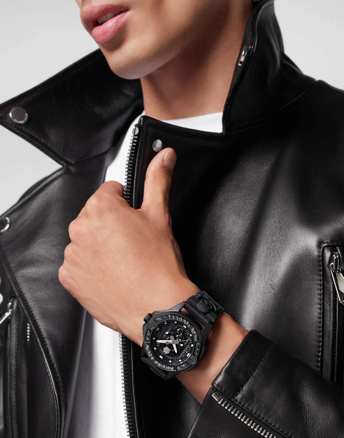 PHILIPP PLEIN Quarzuhr The $kull Carbon Fiber günstig online kaufen