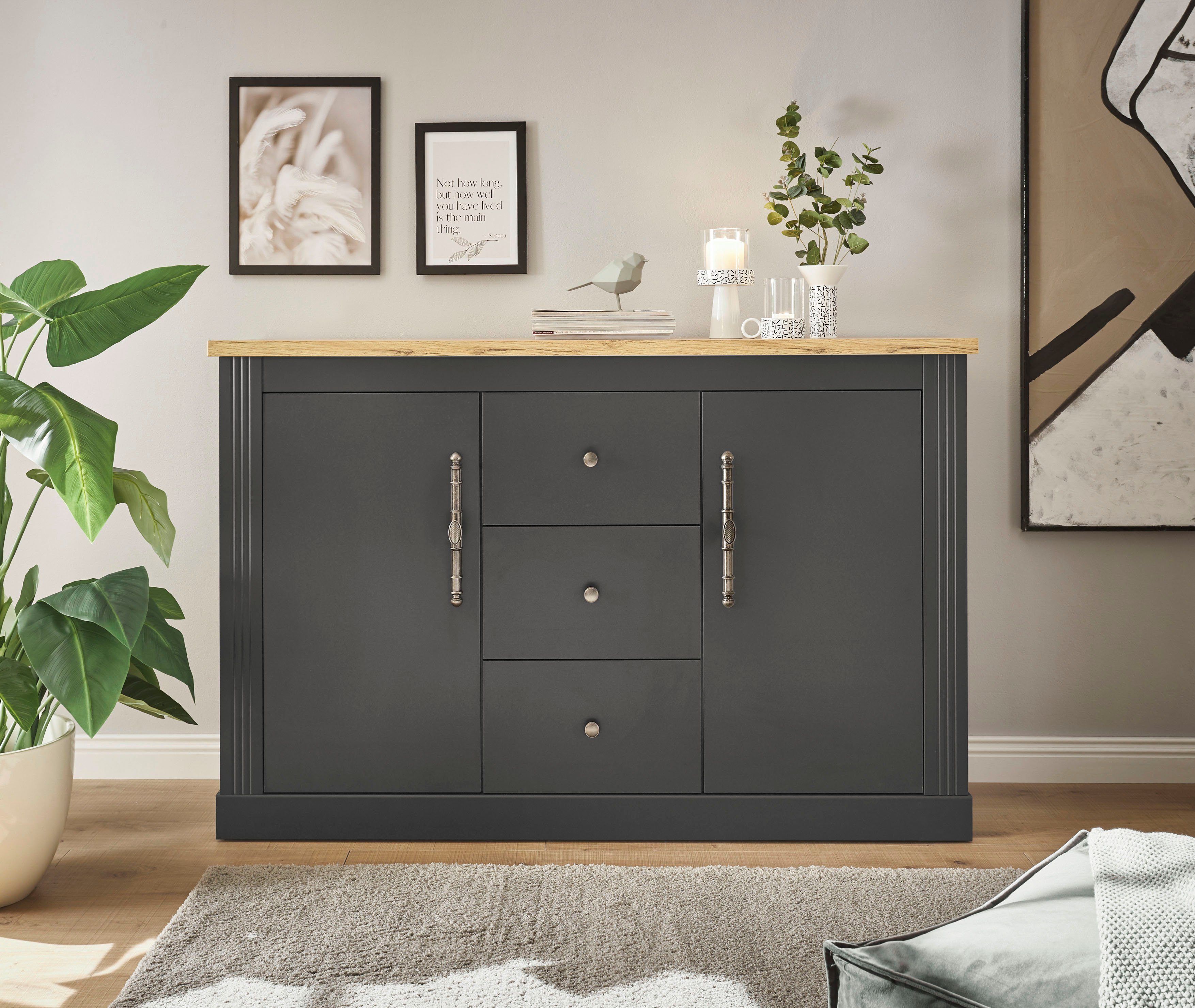OTTO home Sideboard WESTMINSTER (Breite ca. 146 cm), im romantischen Landhausstil