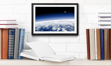 WandbilderXXL Bild mit Rahmen Above The Sky, Planet Erde, Wandbild, in 4 Größen erhältlich