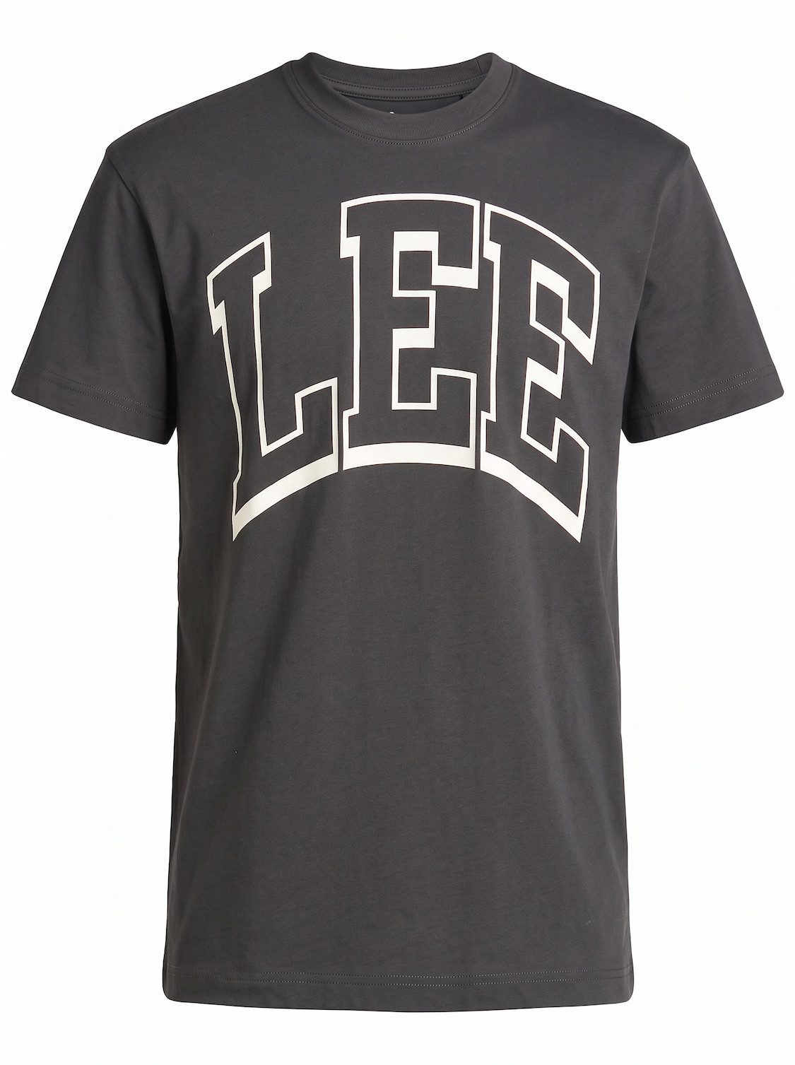 Lee® Rundhalsshirt Logo Relaxed Fit - Varsity Tee Washed Black