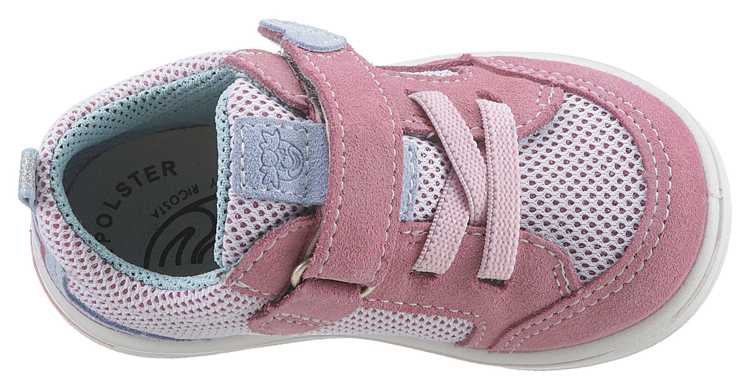 mit Rosa Sneaker PEPINO Lederinnensohle WMS: Mittel by RICOSTA EMMI herausnehmbarer