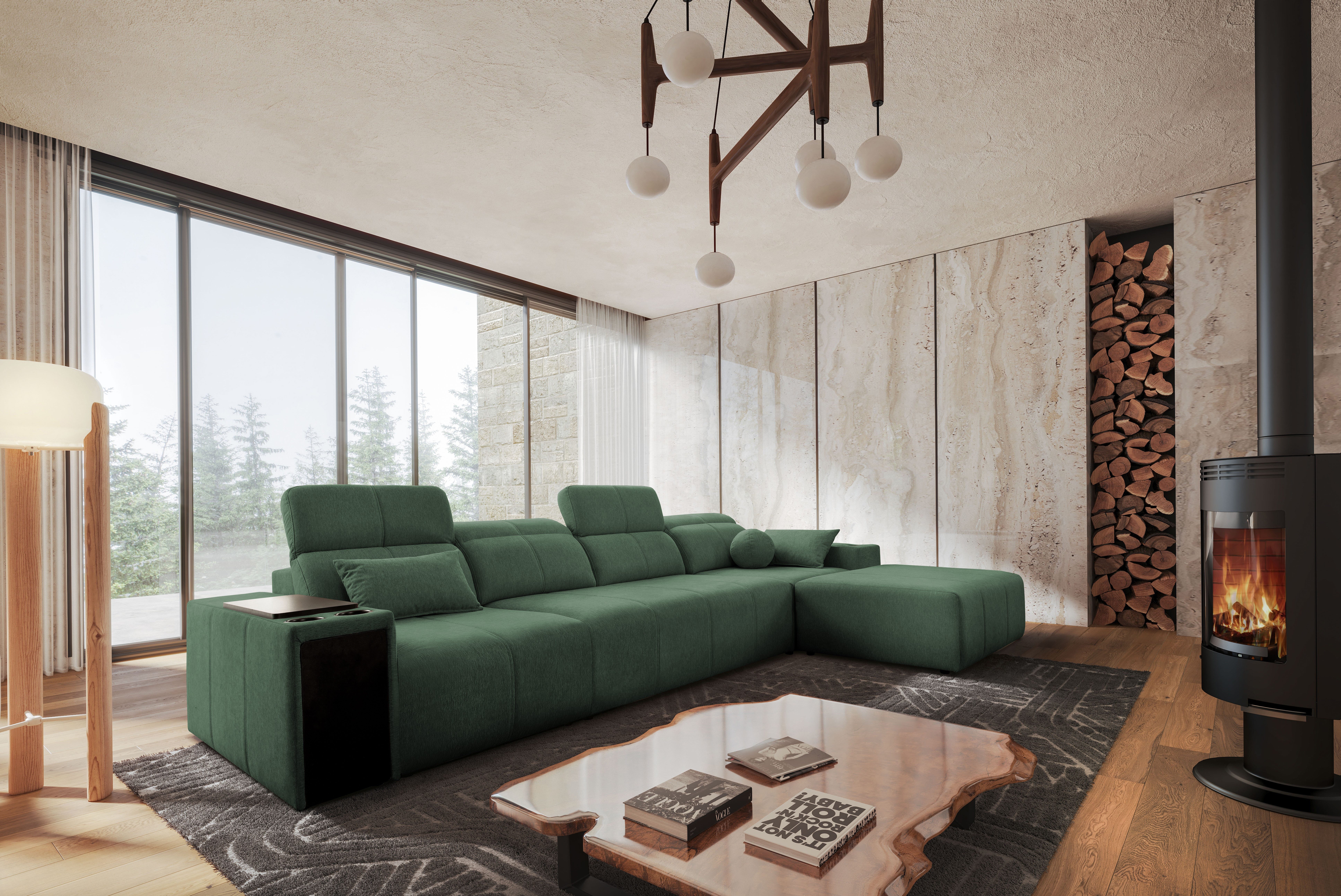 Kaiser Möbel Ecksofa mit Schlaffunktion, USB günstig online kaufen