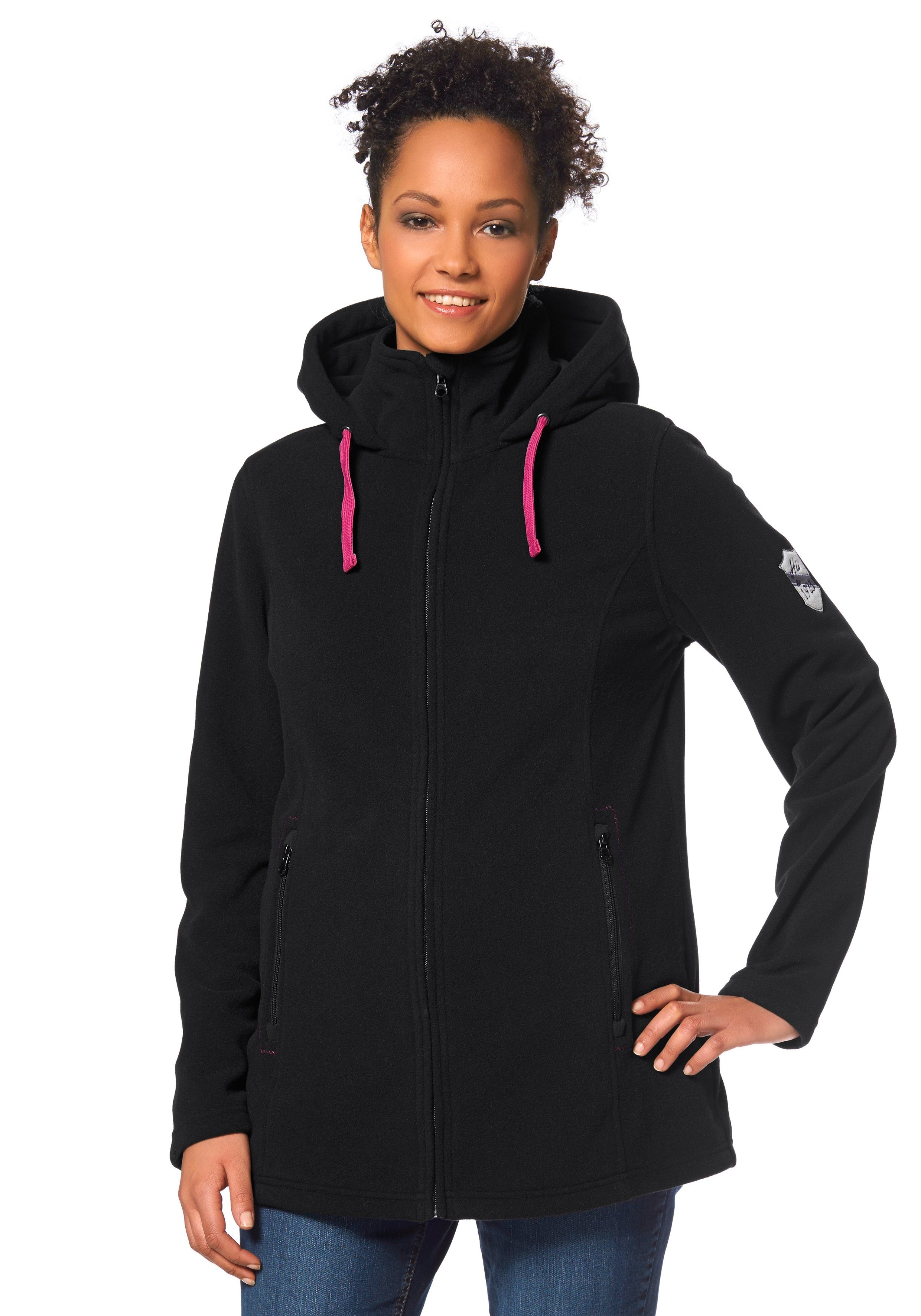 Fleecejacke aus recyceltem Material