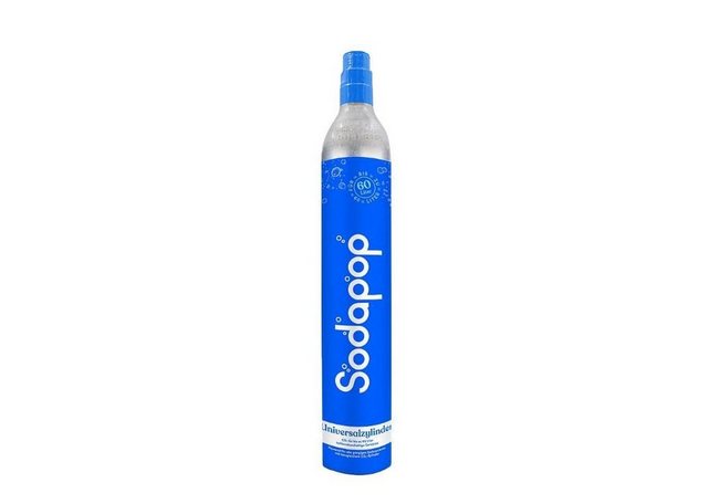 Sodapop Wassersprudler CO2 Zusatz-Zylinder 60L in Verkaufsverpackung