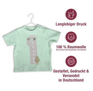 Shirtracer T-Shirt 1 Geburtstag Kindergeburtstag 1st Birthday 1 Jahr Baby Zwei Babygeburt 1. Geburtstag