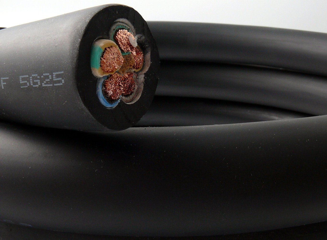 nexans Gummischlauchleitung H07RN-F 1,5 -95 mm² sehr robust Meterware 3x1,5 Elektro-Kabel, 3x1.5m²