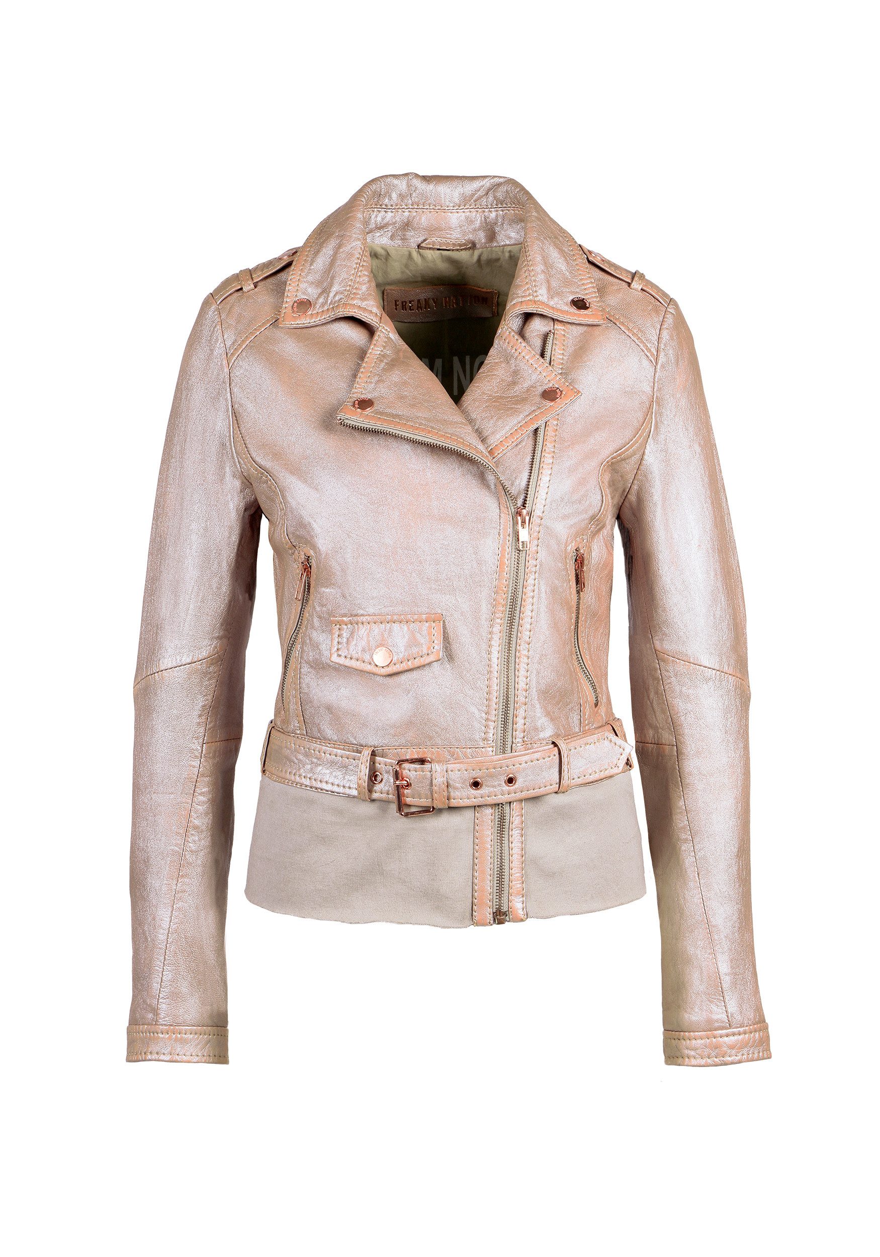 Freaky Nation Lederjacke African Pearl-FN