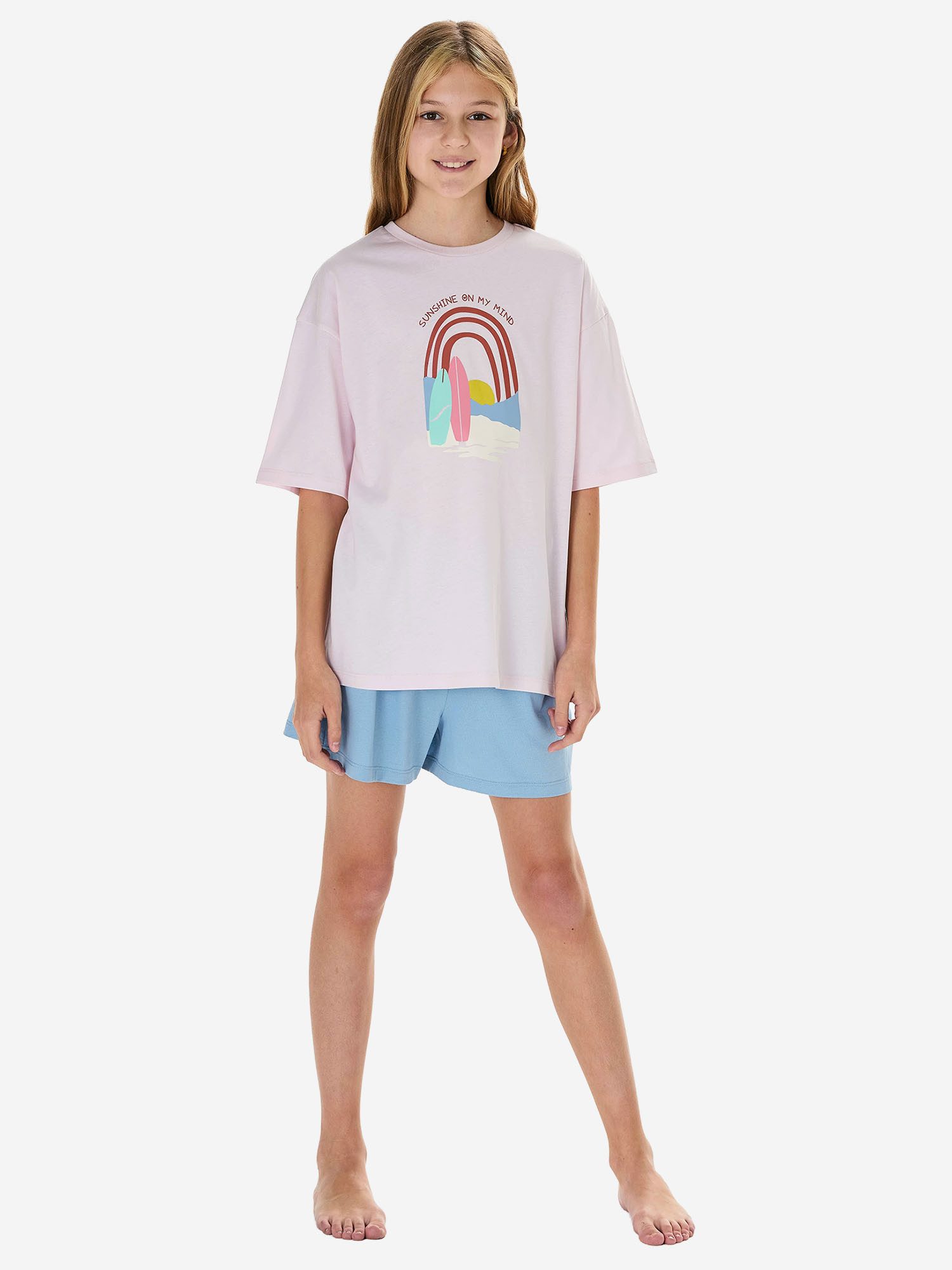 Schiesser Pyjama Nightwear (2 tlg) Schlafanzug, Pyjama Set, Nachtwäsche
