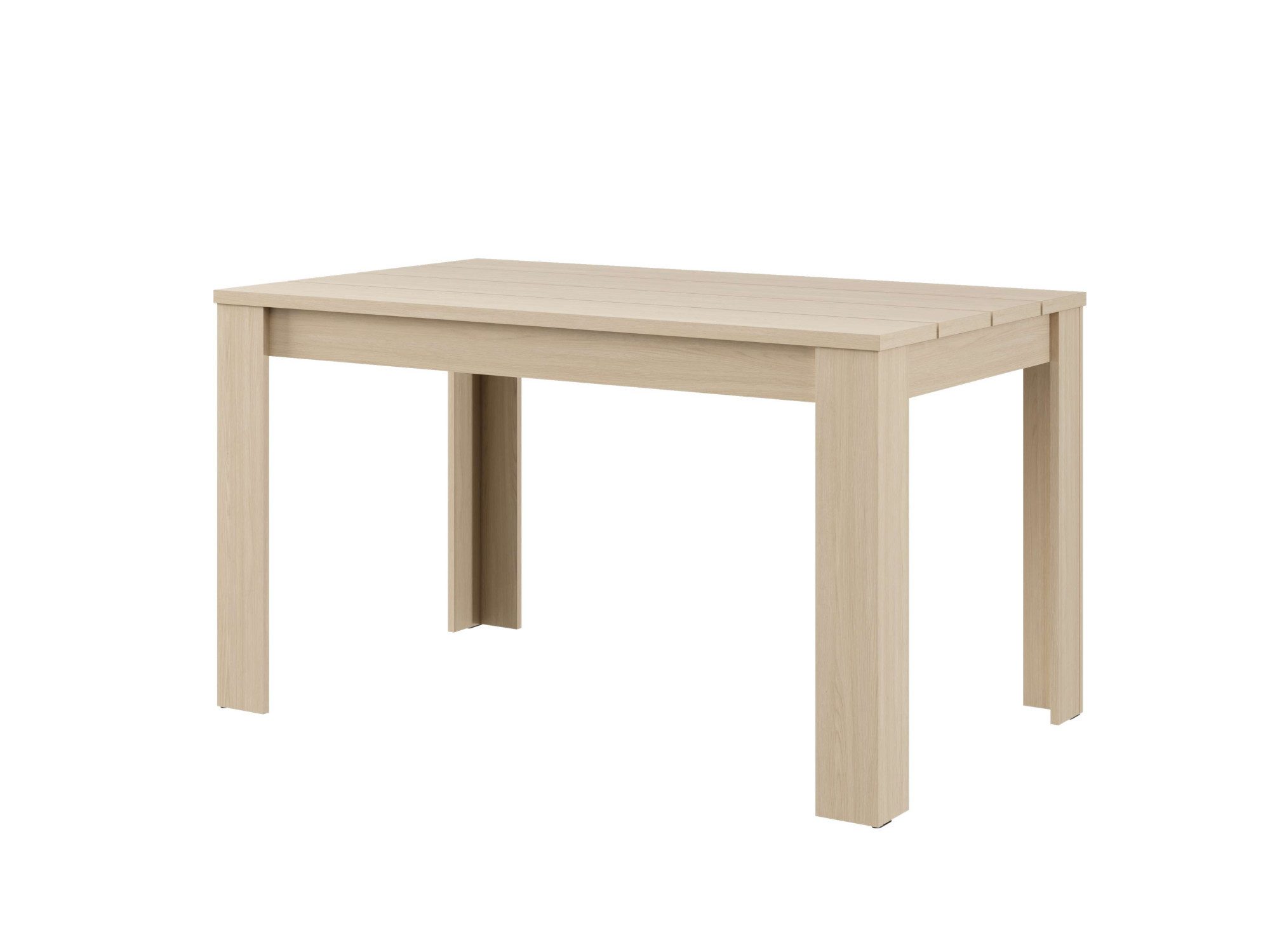 Home affaire Esstisch Spoleto, Esstisch, Küchentisch, Speisetisch, Familientisch, Charakterstarke 4-Lamellen-Platte, 4 Farben, 2 Größen – top modern