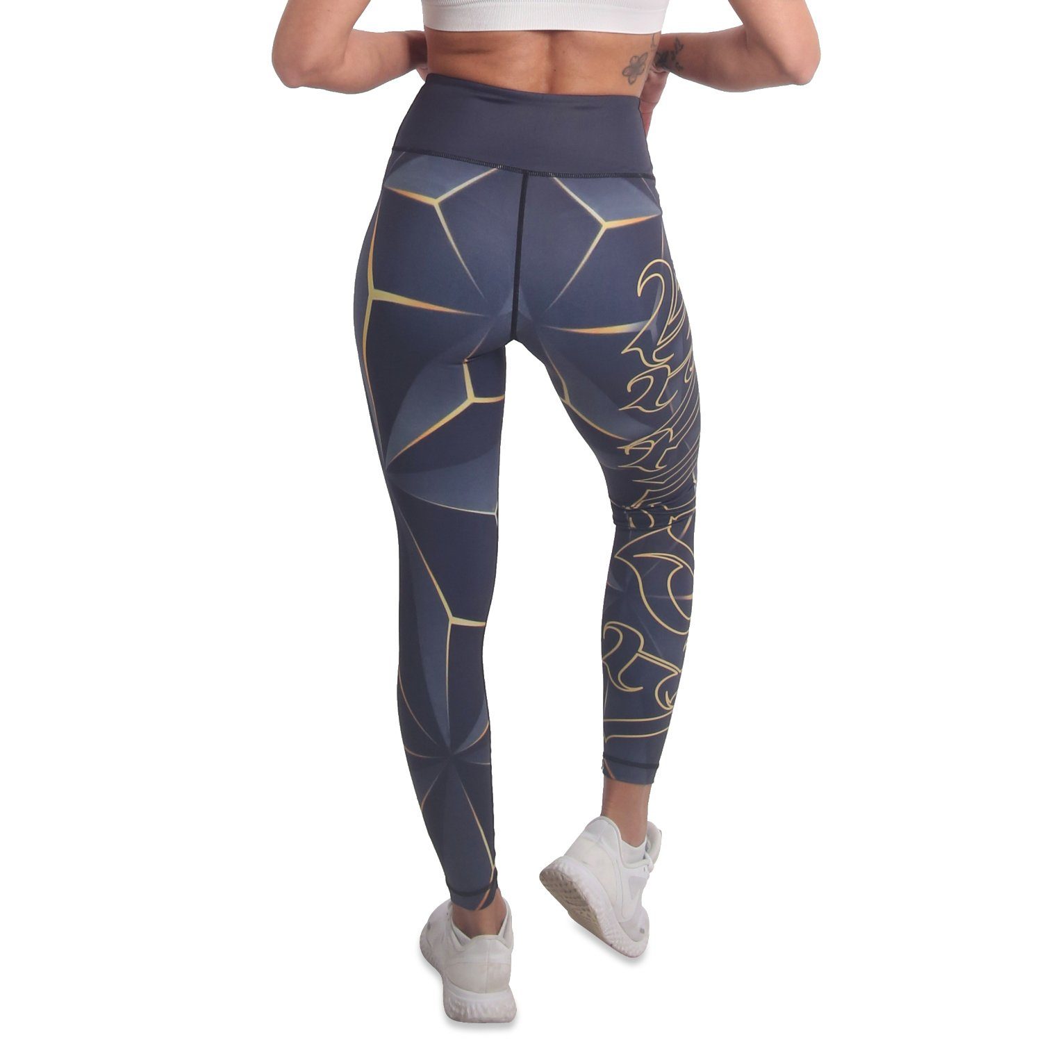 YAKUZA Leggings Rhomb mit mittelhohem Bund und integrierter Einschubtasche günstig online kaufen