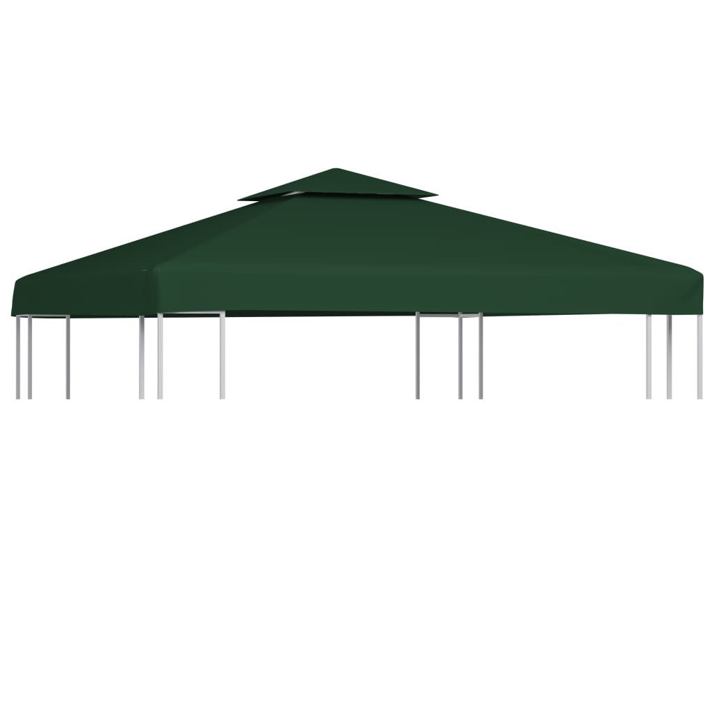 vidaXL Pavillon-Ersatzdach Pavillon-Ersatzdach 310 g/m² Grün 3x3 m, 300 x 300 cm