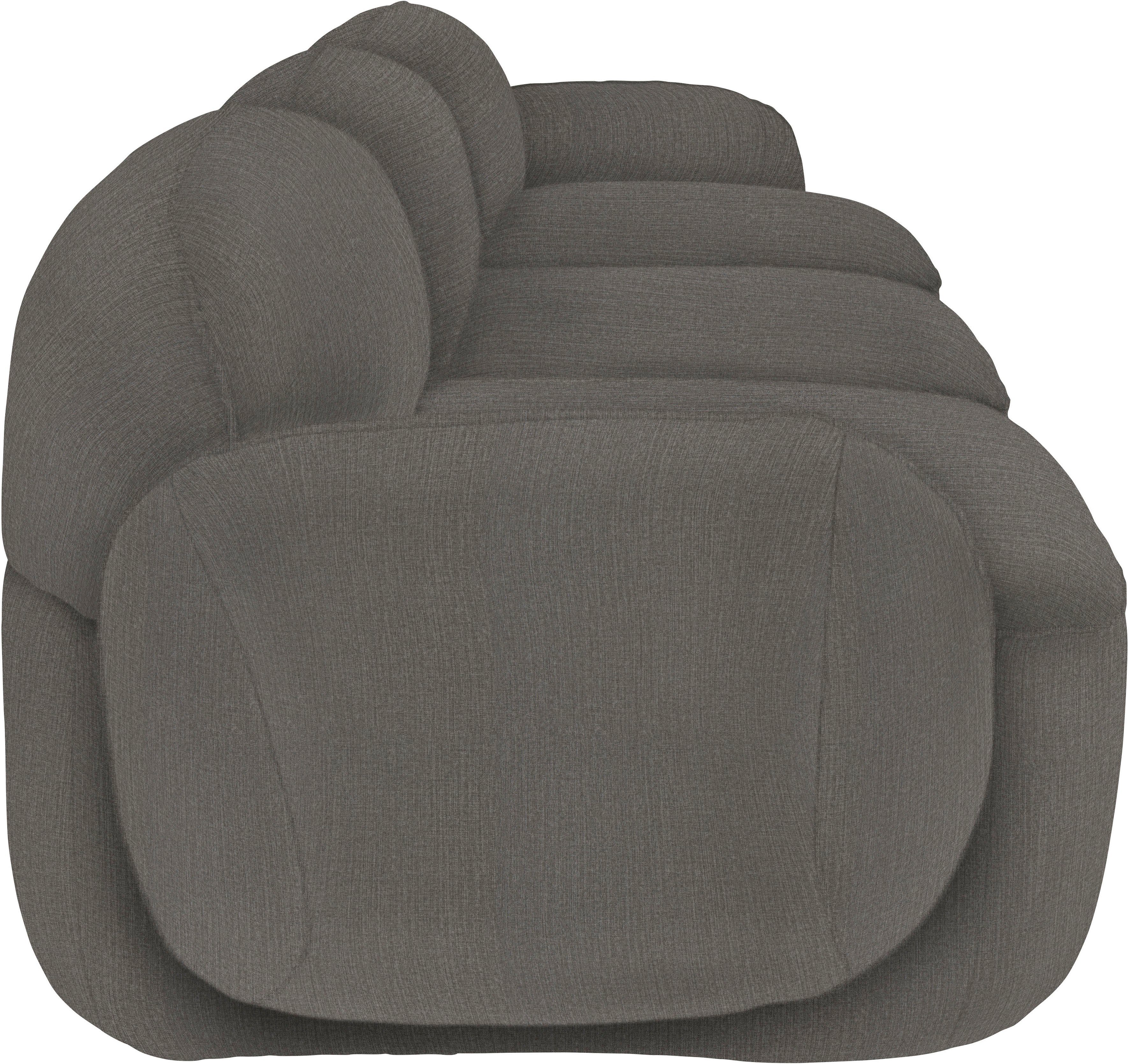 3,5-Sitzer skandinavischen durch Design komfortabel furninova Bubble, im Memoryschaum,