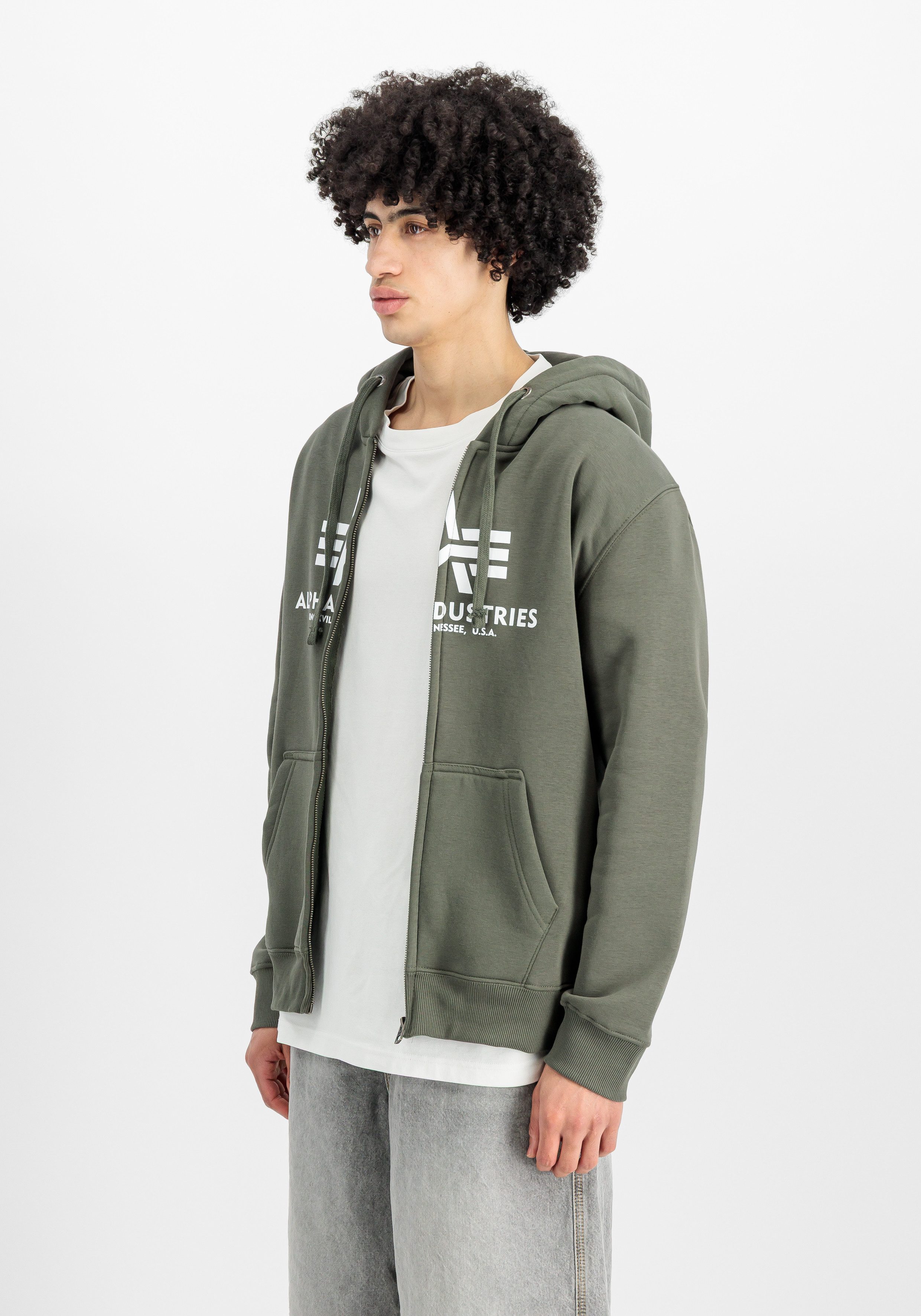 Alpha Industries Kapuzensweatjacke BASIC ZIP HOODY günstig online kaufen