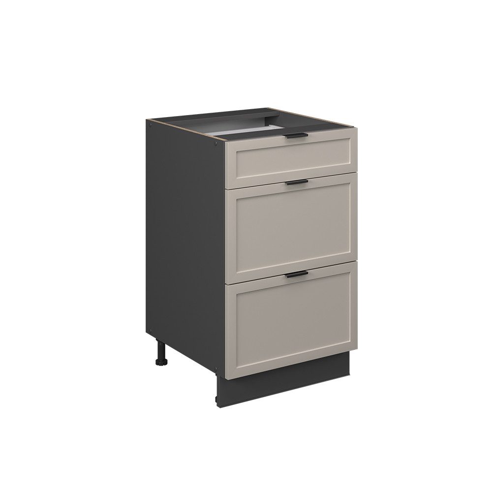 Vicco Unterschrank Fame-Line, GrauBeige/Anthrazit, 50 cm günstig online kaufen