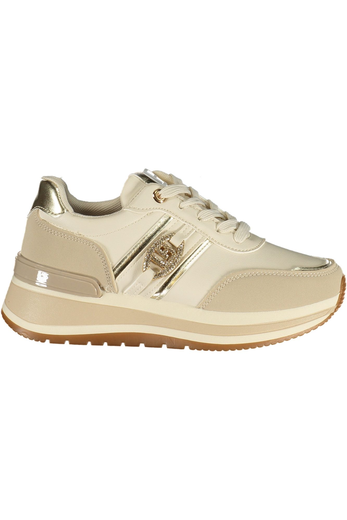 Laura Biagiotti Sneaker Eleganter Damen-Sportschuh in Beige mit