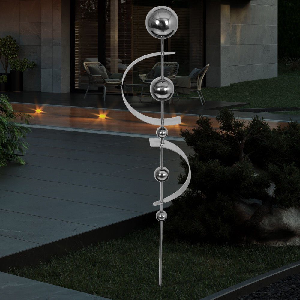 Dekofigur, Gartenstecker Edelstahlstecker Gartendekoration