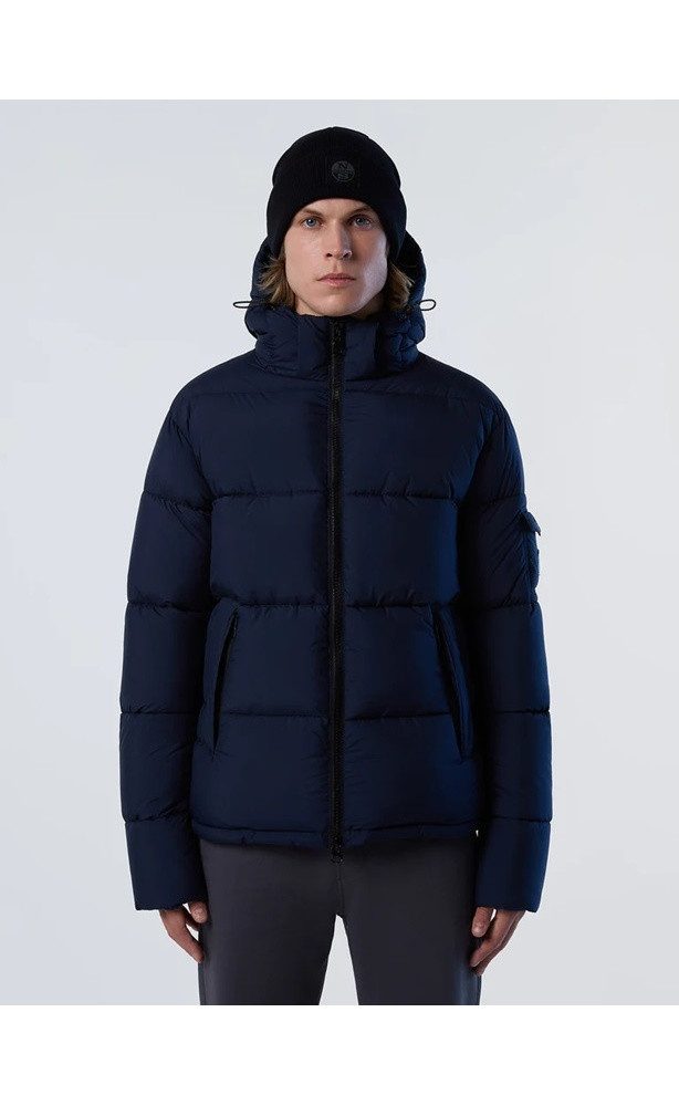 North Sails Winterjacke Beam Puffer Jacket (wasserdicht, wärmend dank Daunenfüllung) navyblau