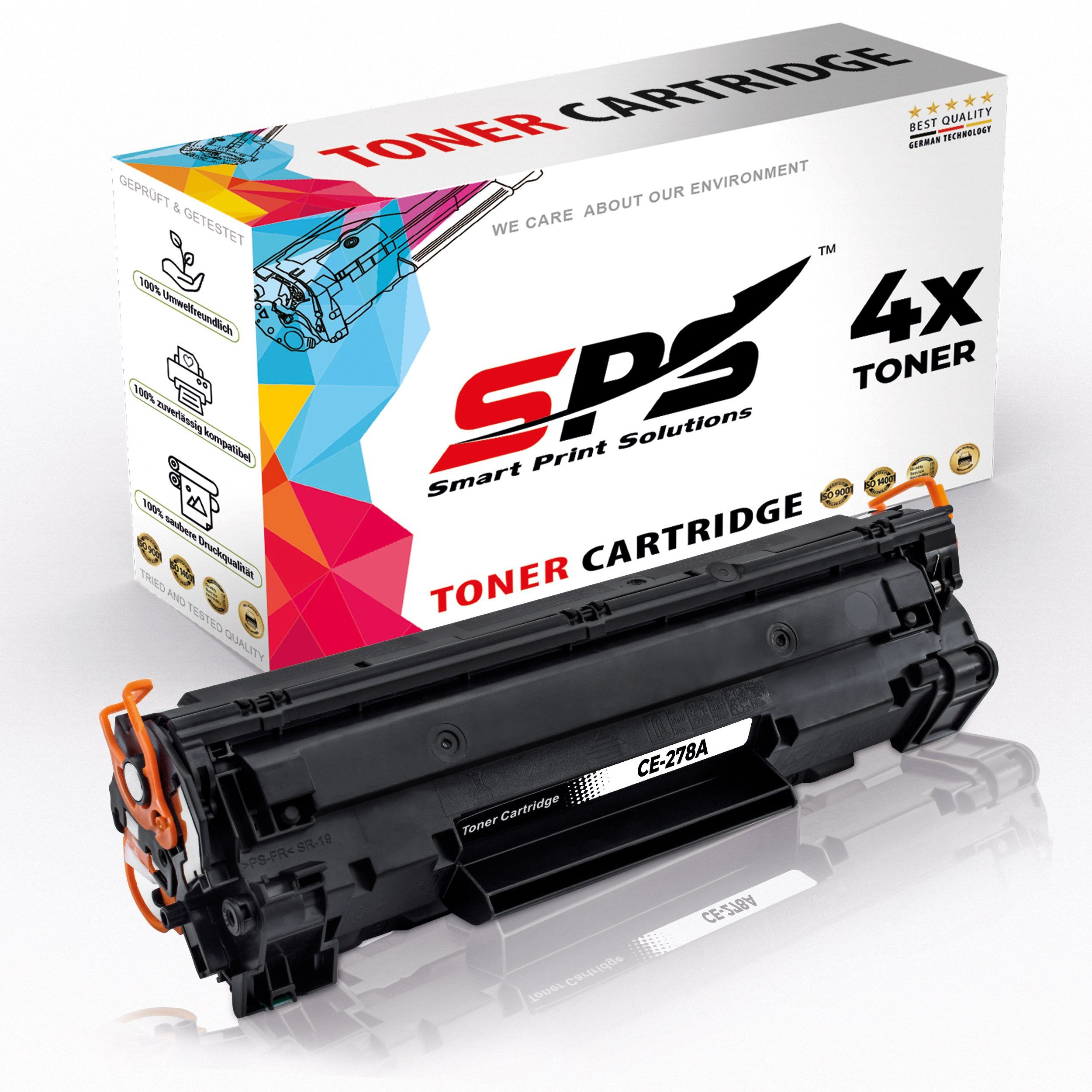 SPS Pack) Kompatibel Tonerkartusche HP für (4er Laserjet CE278A, 78A P1606DN