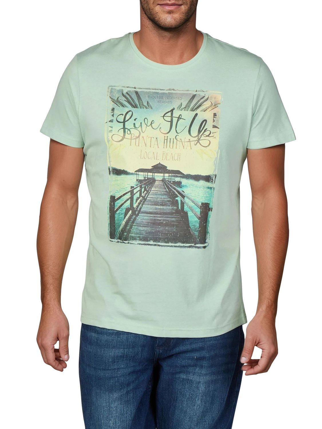 riverso T-Shirt Herren Fotoprintshirt RIVLukas Regular Fit (4-tlg) Kurzarm günstig online kaufen