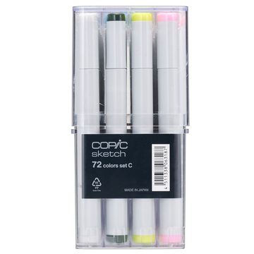 COPIC Marker Sketch Set C 72St - Künstlerstifte Set, (72-tlg)