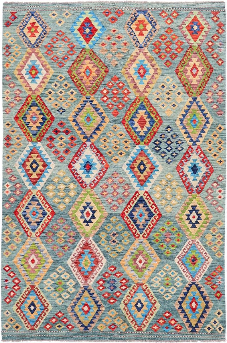 Orientteppich Kelim Afghan Heritage 210x311 Handgewebter Moderner Orientteppich, Nain Trading, rechteckig, Höhe: 3 mm