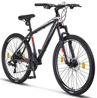 Licorne Bike Mountainbike Licorne Bike Diamond Premium Mountainbike Alu 26, 27.5 und 29 Zoll, 21 Gang