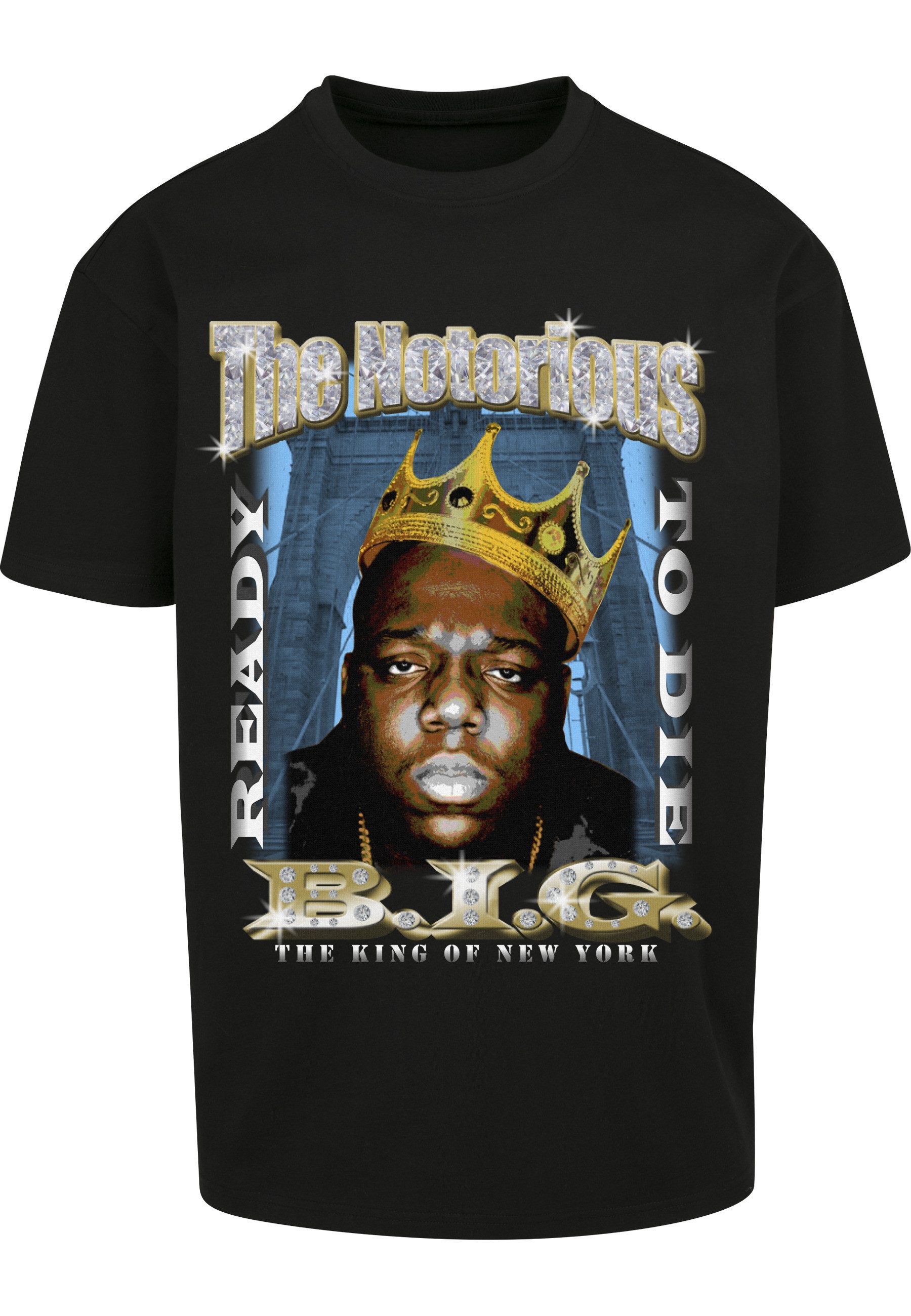 Upscale by Mister Tee T-Shirt Upscale by Mister Tee Herren Biggie Crown Oversize Tee (1-tlg)