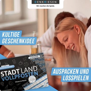 Denkriesen Spiel, Denkriesen - Stadt Land Vollpfosten® Experten Edition - "Wissen ist...