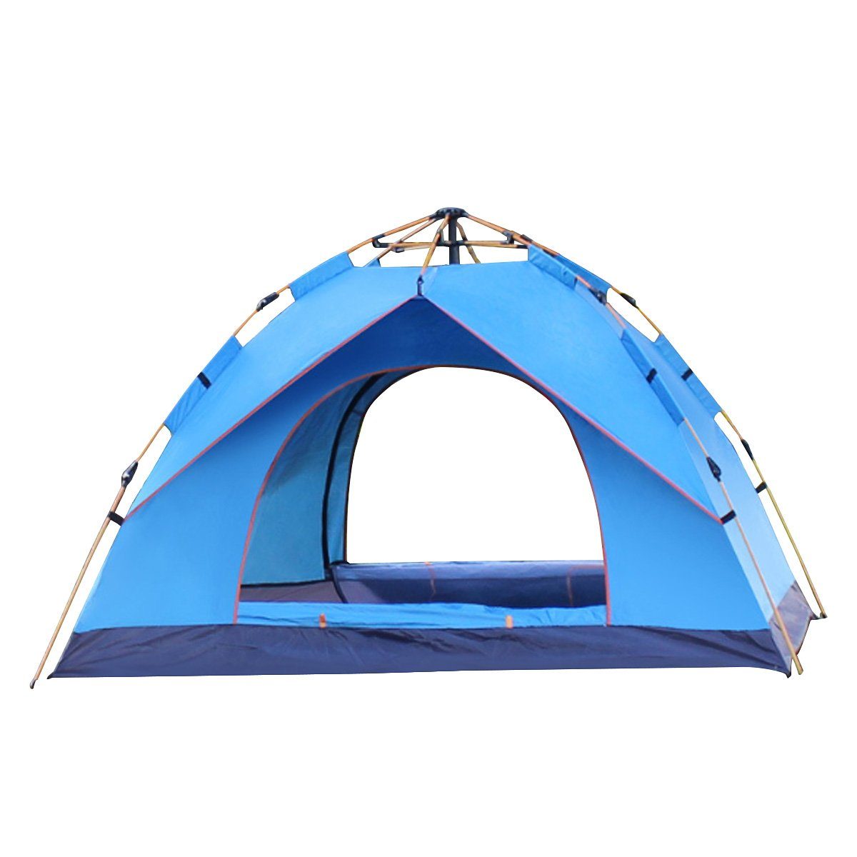 Insma Kuppelzelt, Personen: 3, Campingzelt Pop-up Zelt Familienzelt für 3  Personen 2 Eingänge