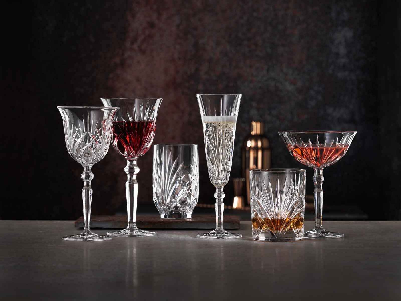 Nachtmann Whiskyglas Palais Becher 288 ml 8er Set, 8-tlg., Glas