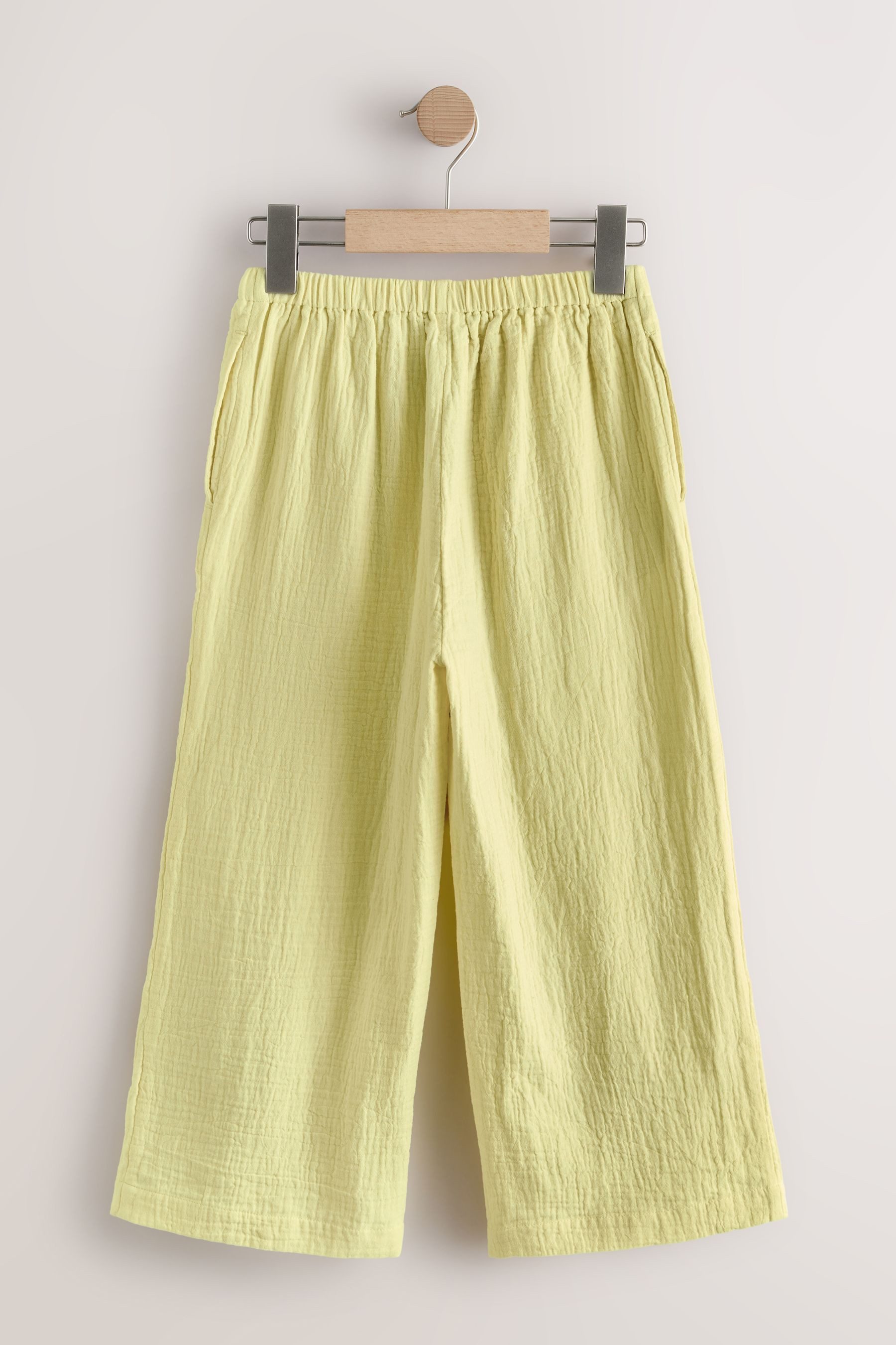 Next Palazzohose Leinenhose mit weitem Bein (1-tlg)