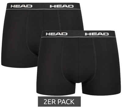 Head Boxershorts »2er Pack HEAD Basic Herren Boxershorts komfortable Baumwoll-Unterhosen 891003001-200 Unterwäsche Schwarz«