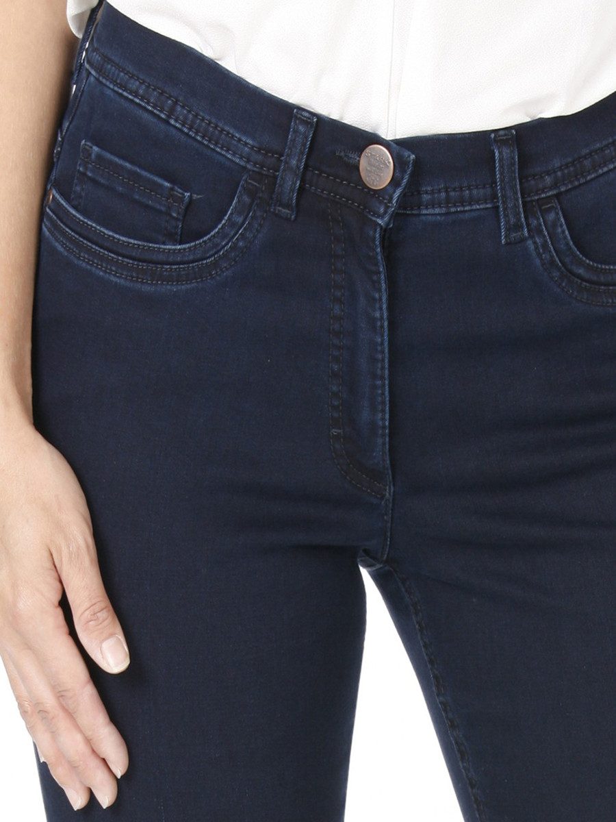 STARK DIE HOSE Stretch-Jeans WELLNESS-WOHLFÜHLHOSE, 5-Pocket, Regular Fit mit Dehnbund OEKO-TEX® Standard 100 -zertifiziert und zugleich MADE IN EUROPE