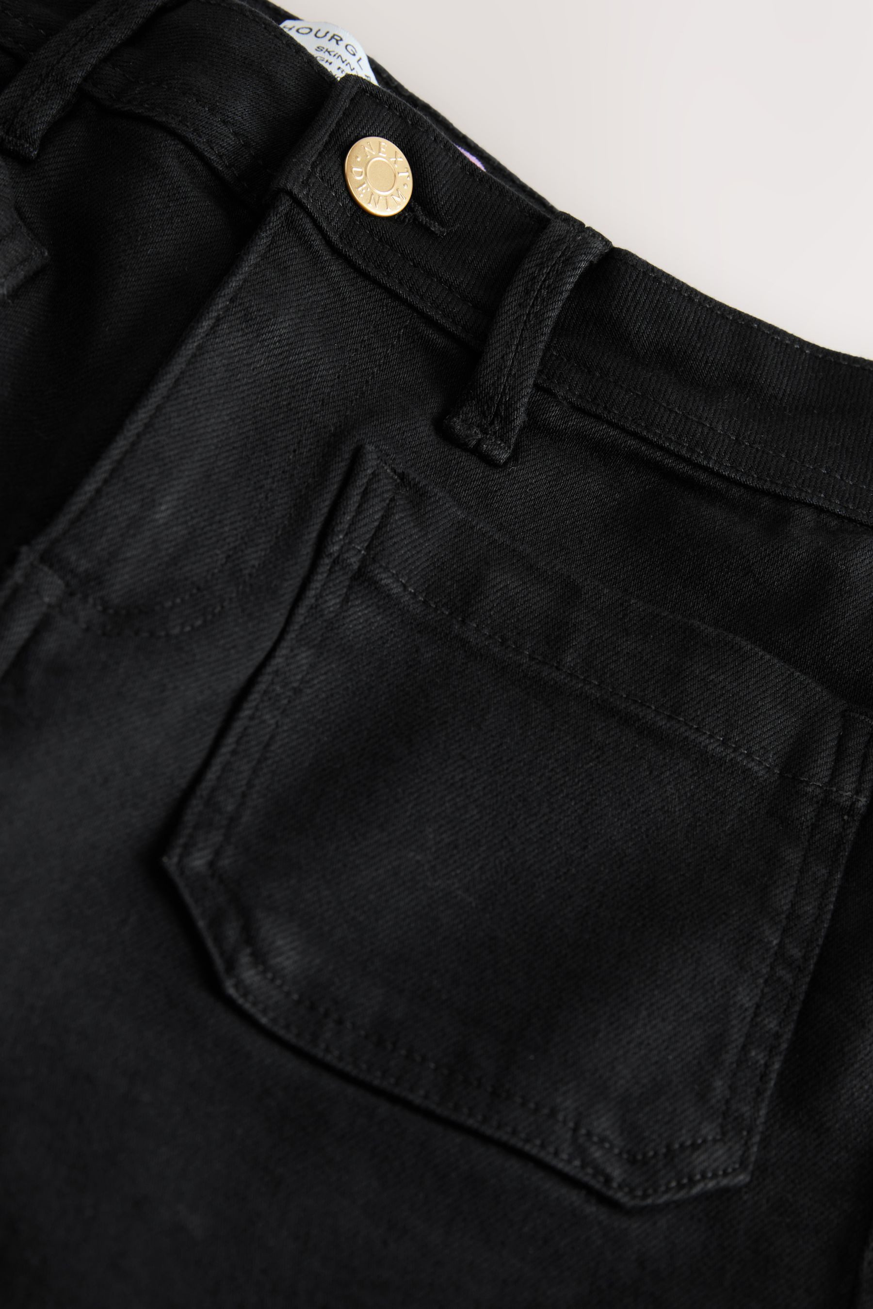 Next Skinny-fit-Jeans Skinny Fit Sanduhr-Hochbundjeans mit Tasche (1-tlg)