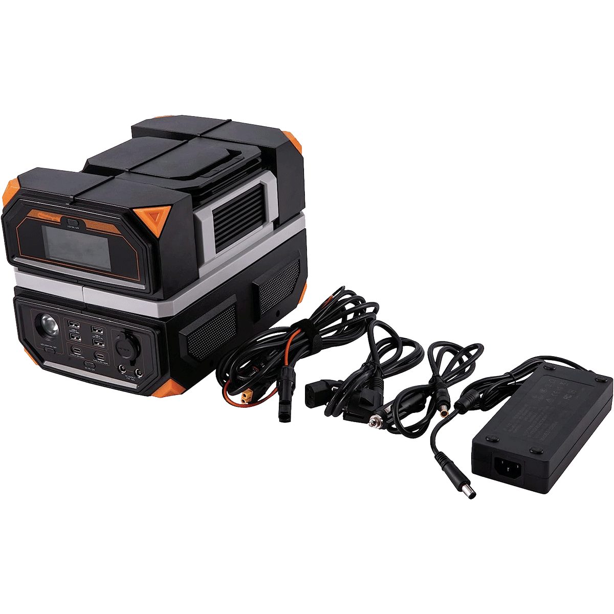 Technaxx Technaxx 600W Powerstation mit 2X 230V Steckdose, 6X USB, 2X DC 12V Powerstation