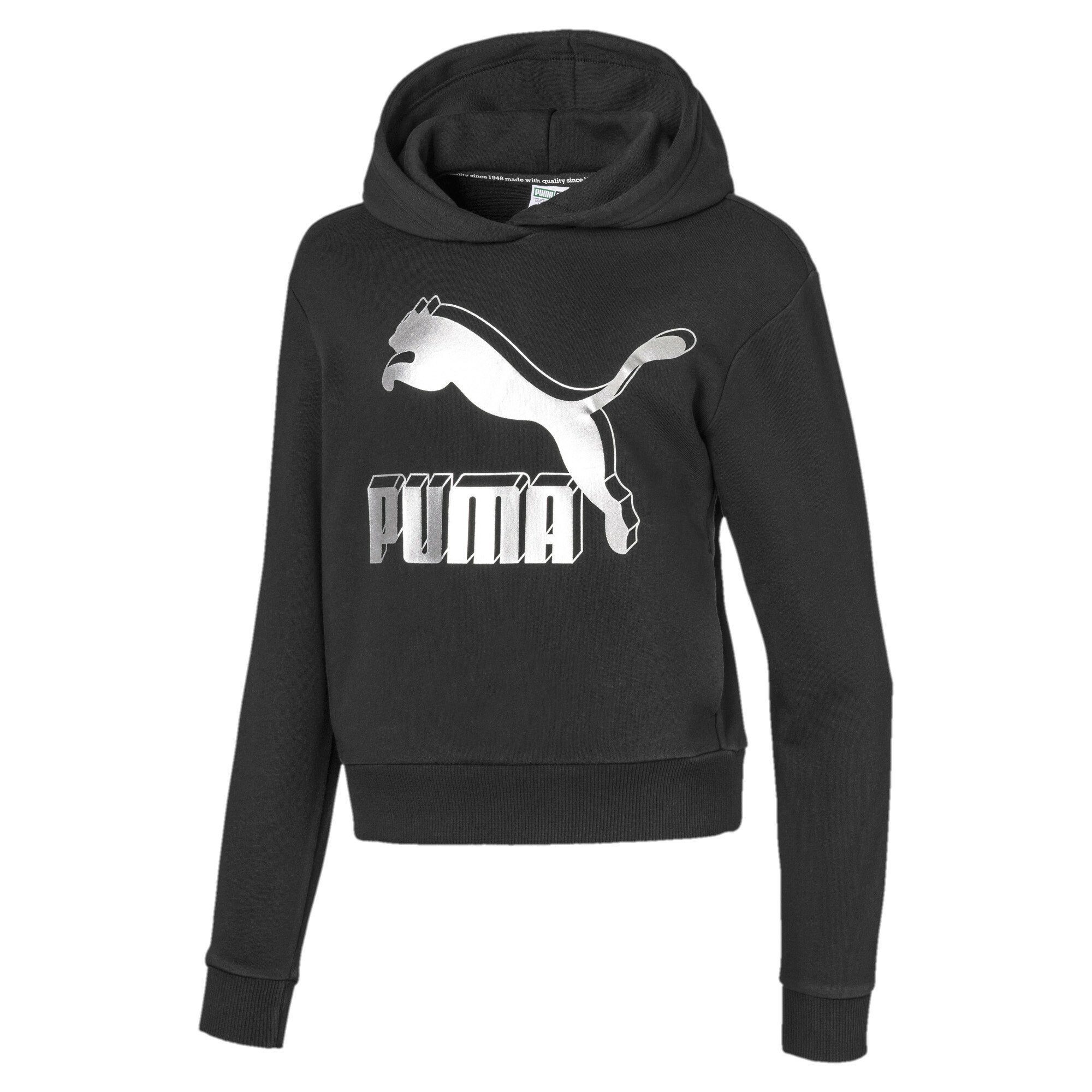 puma hoodie schwarz