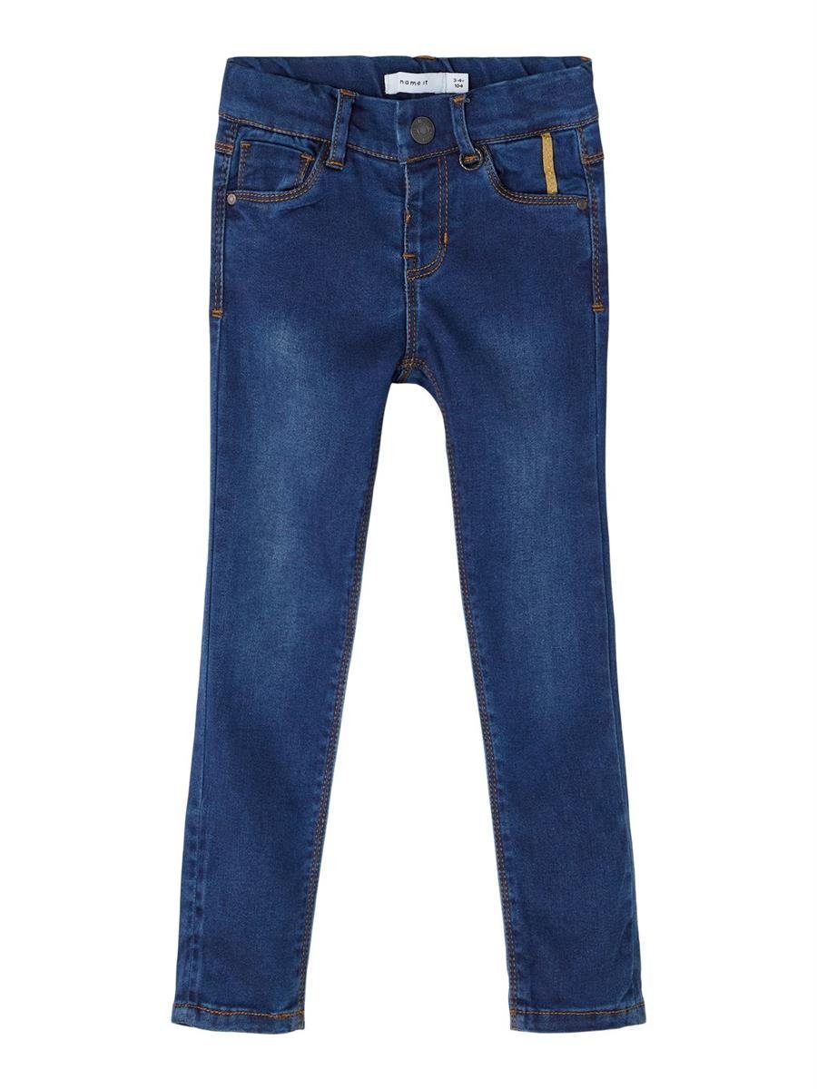 Name It Skinny-fit-Jeans NMFPOLLY DNMTORAS 3545 weich, verstellbare  Bundweite innen, sehr weiches elastisches Material, schlanker Schnitt