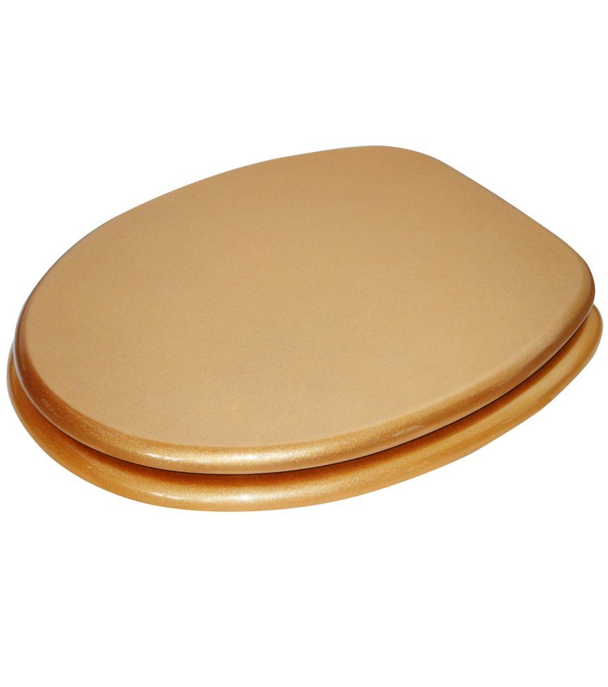 Sanilo WC-Sitz Glitzer Gold, universell, leichte günstig online kaufen