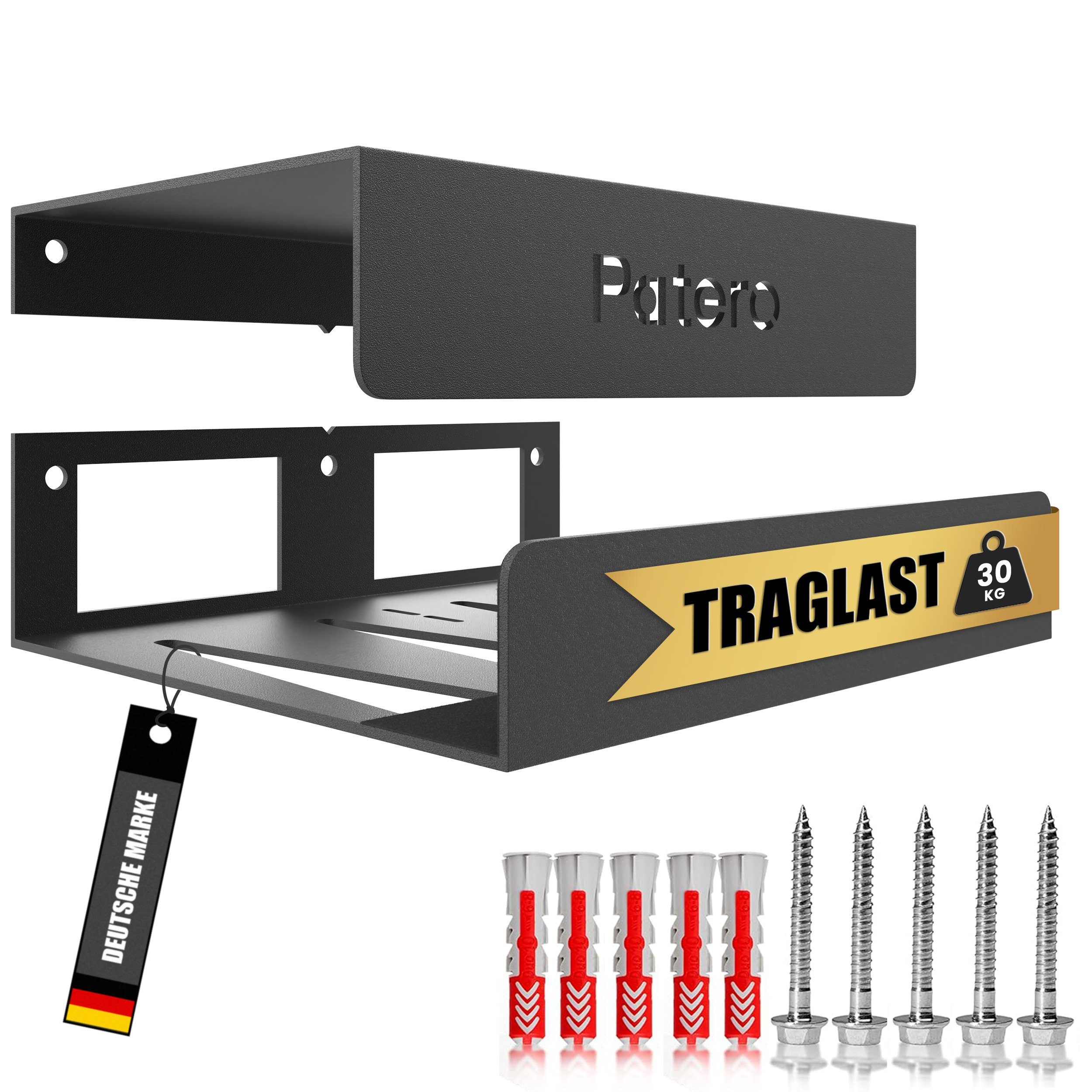 Patero Fahrradwandhalterung Fahrradhalterung Wand aus Metall mit 30kg Tragl günstig online kaufen