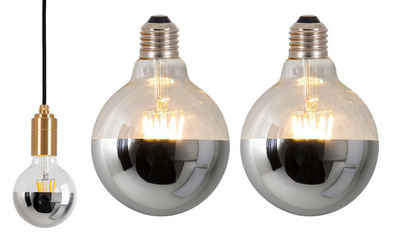 näve »Metall« LED-Leuchtmittel, E27, 2 St., Warmweiß, Set - 2 Stück, dimmbar