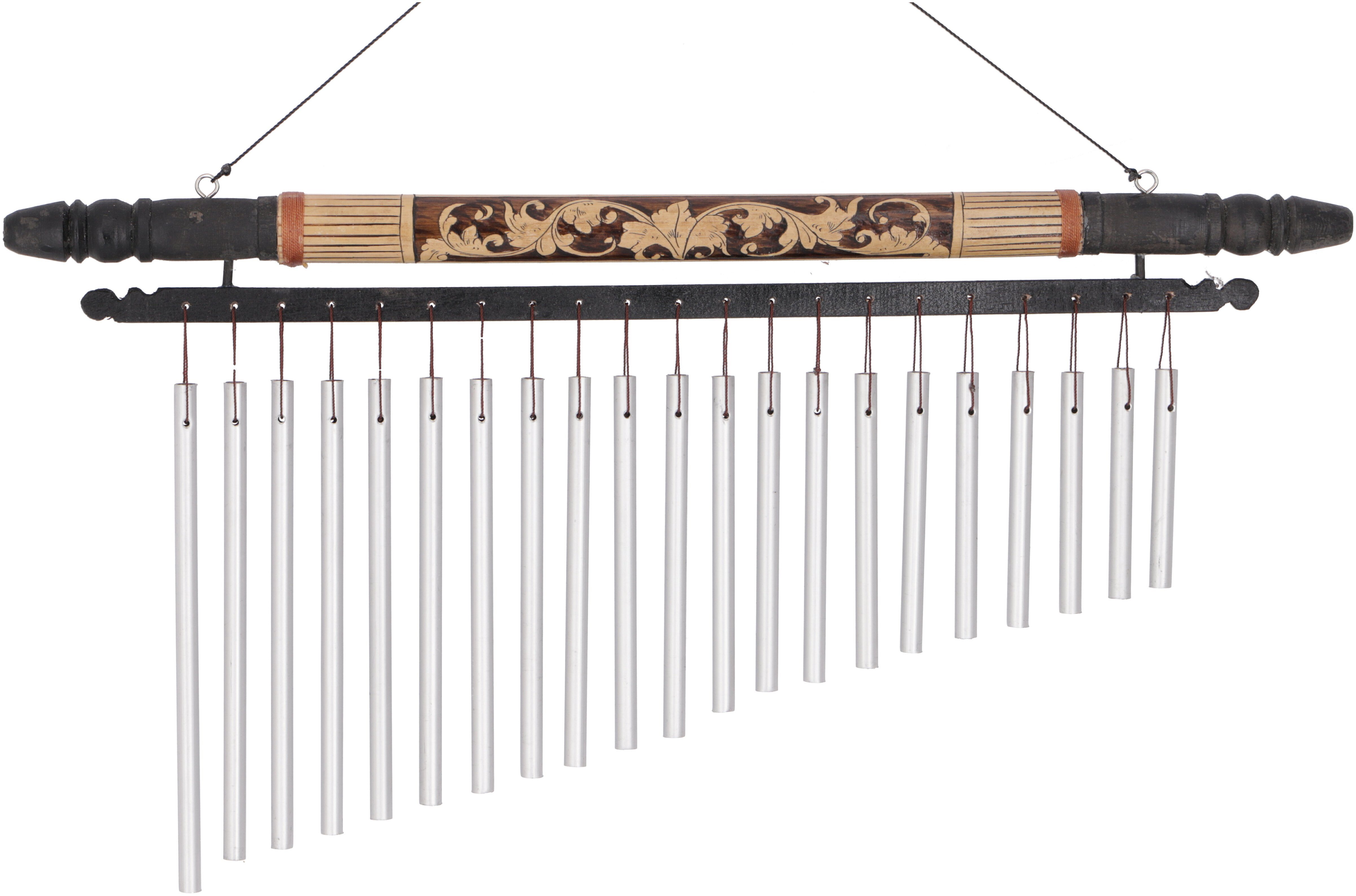 Guru-Shop Windspiel Aluminium Klangspiel, exotisches Windspiel mit..
