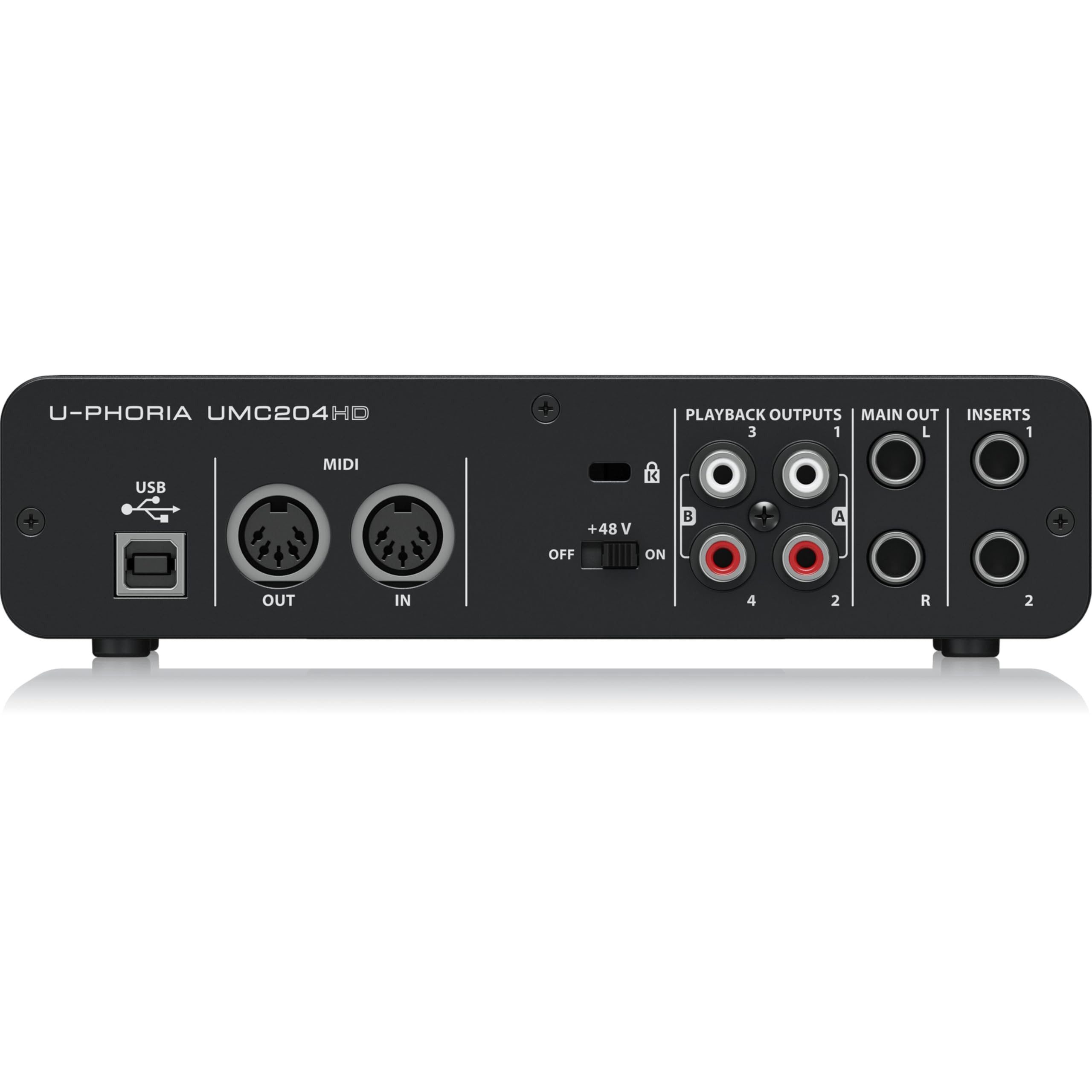 Behringer Digitales Aufnahmegerät (UMC204HD U-Phoria - USB Interface) – Bild 5 von 5