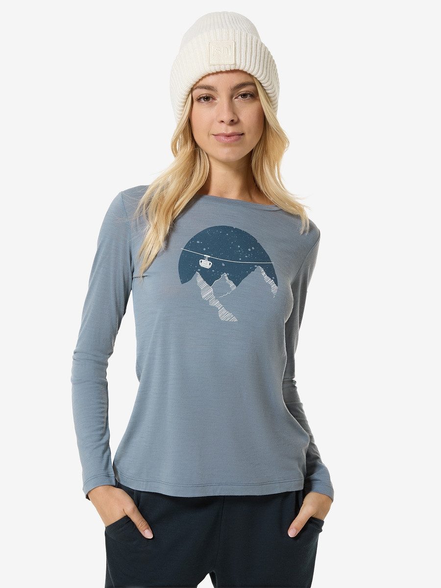 SUPER.NATURAL Sweatshirt für Damen, Merino GONDOLA günstig online kaufen