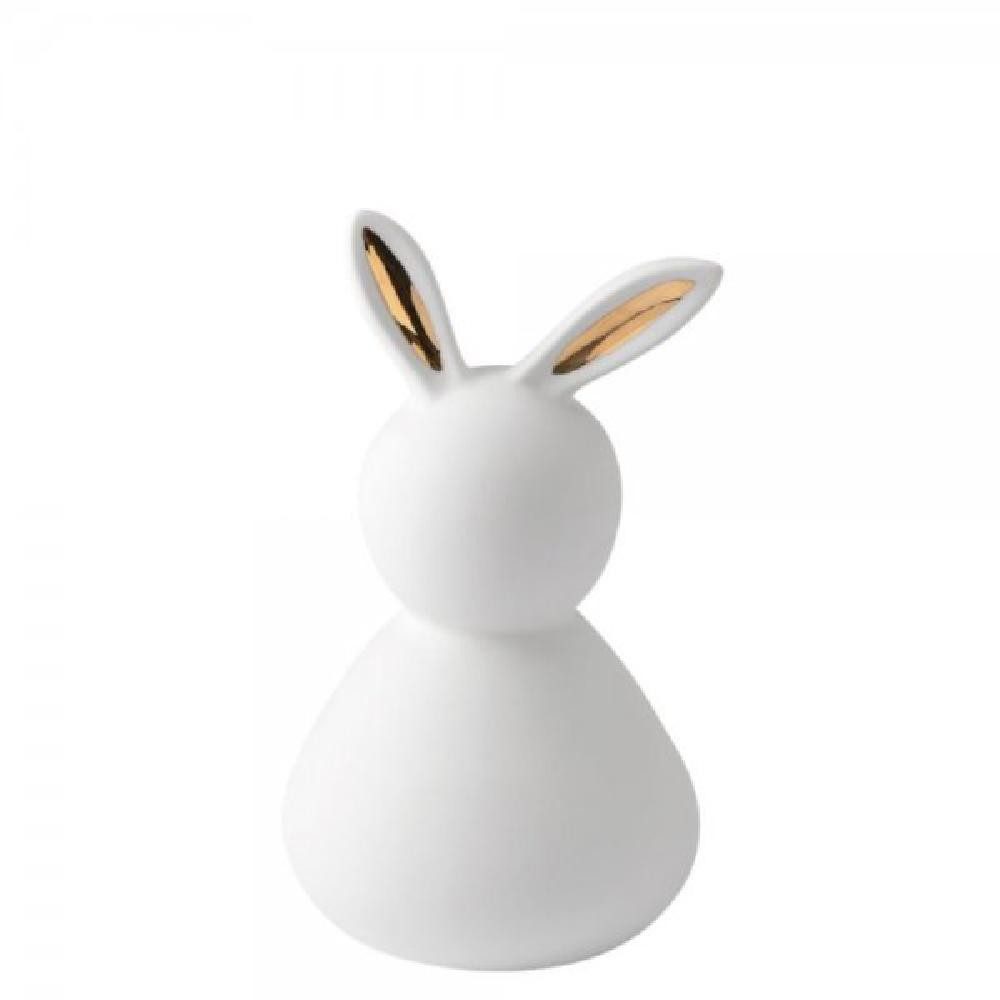 Räder Osterhase Design Porzellanhase kleine Dame goldenes Herz (7x13cm)
