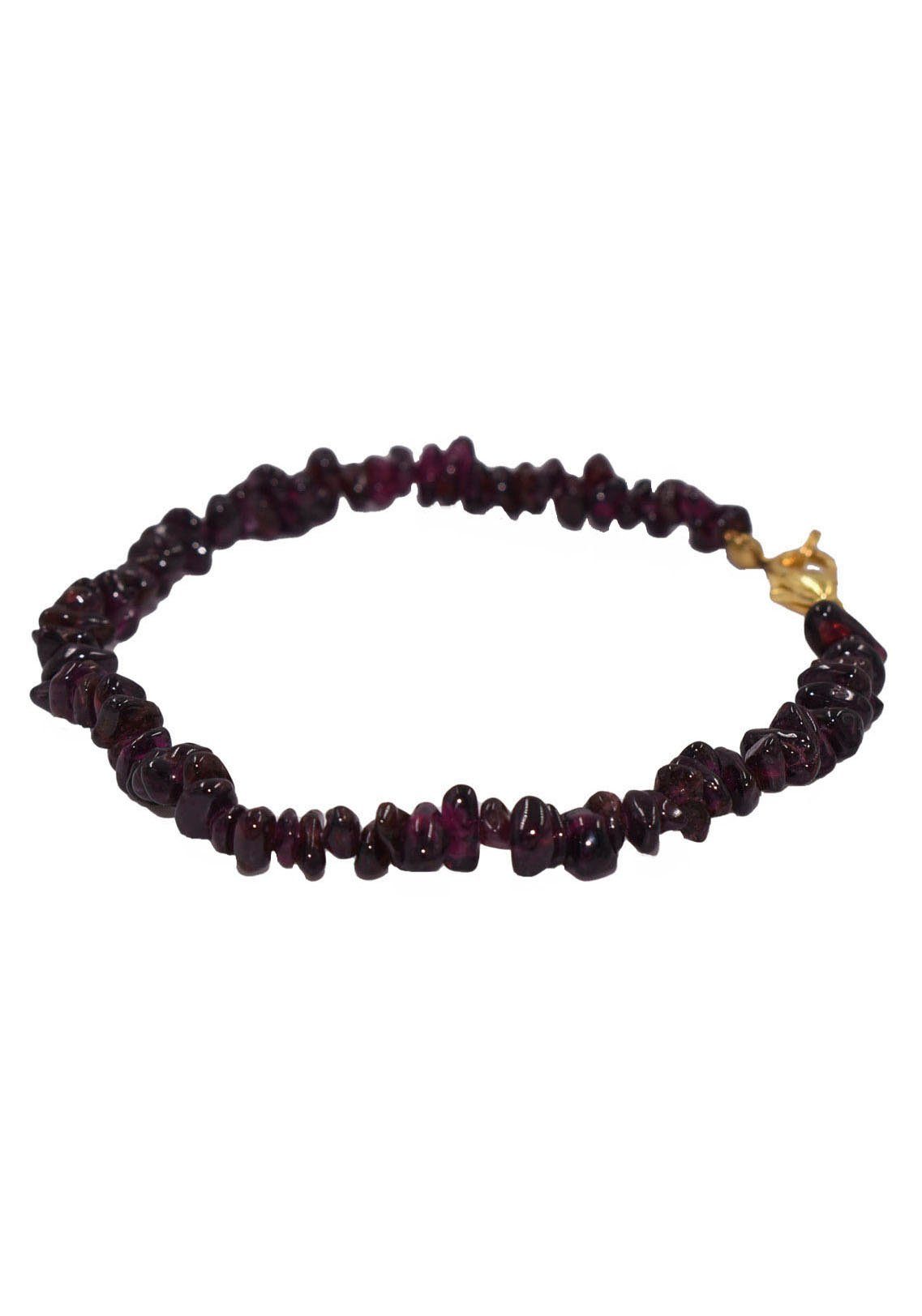 Firetti Armband Schmuck Geschenk Steinarmband, Made in Germany - mit Granat, Karneol oder Rosenquarz