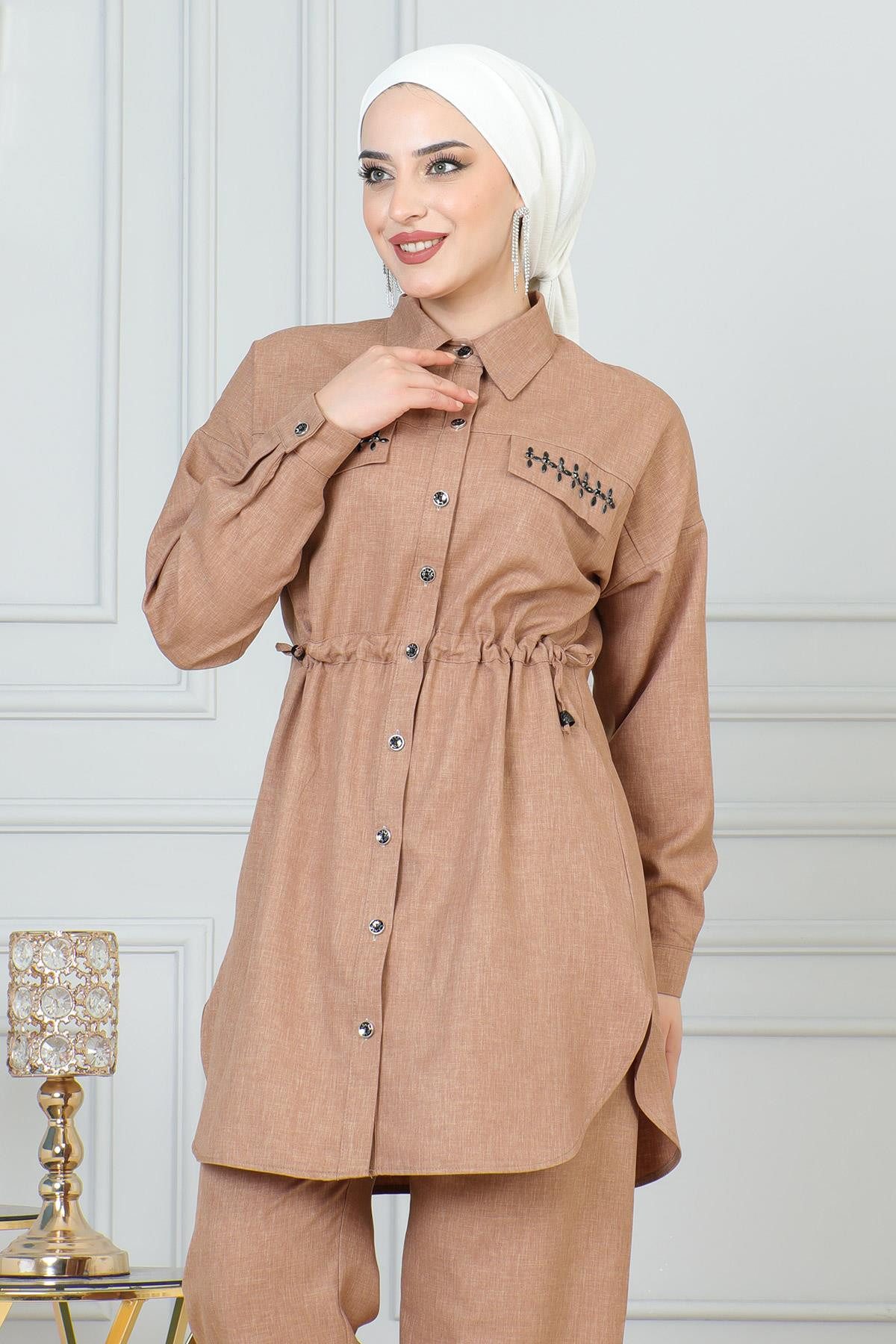 MODAMİHRAM Tunikakleid ElbiseKaufen Schnüranzug günstig online kaufen