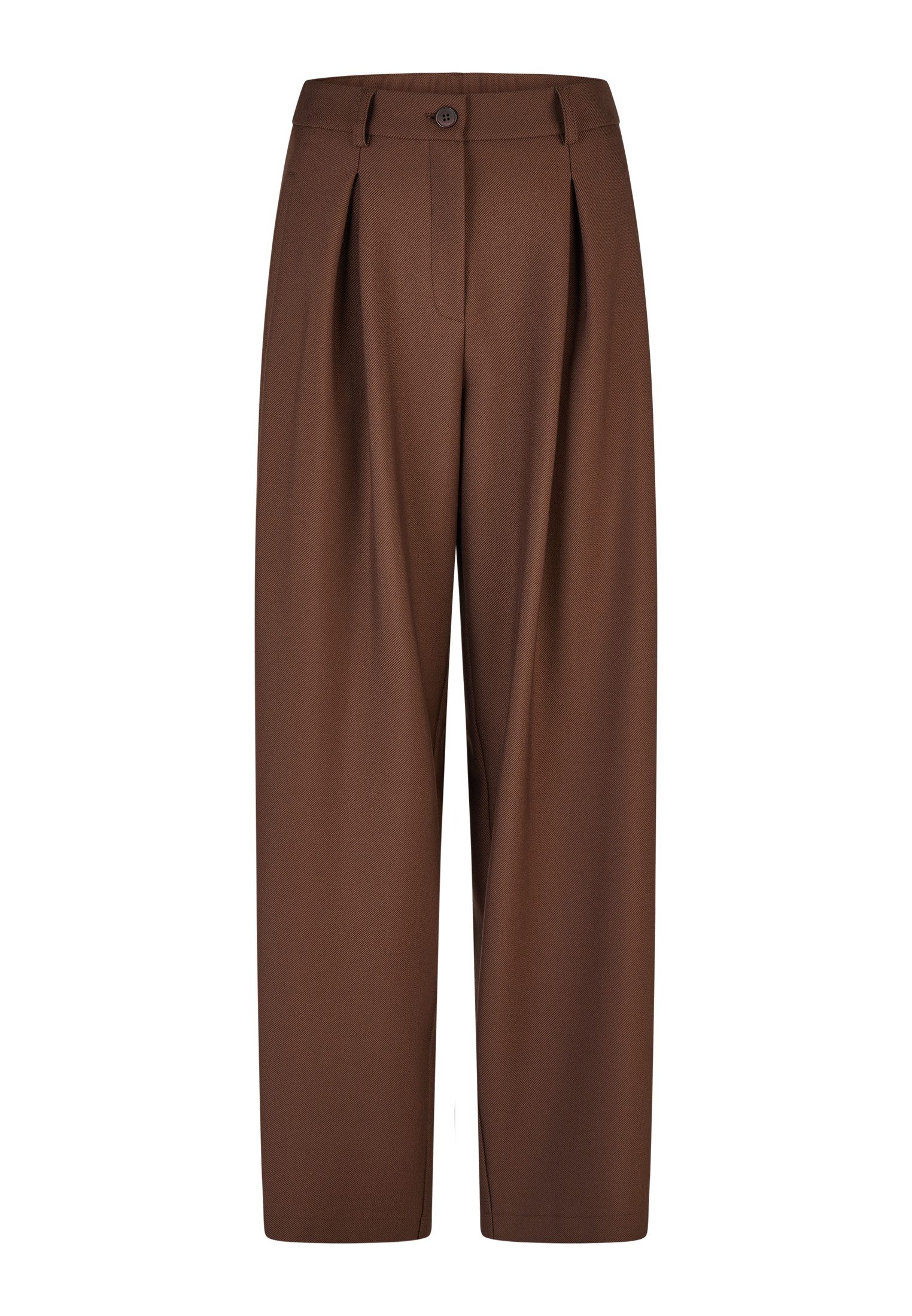 MARC AUREL Jerseyhose Hose in Wolloptik mit Schlupfbund &