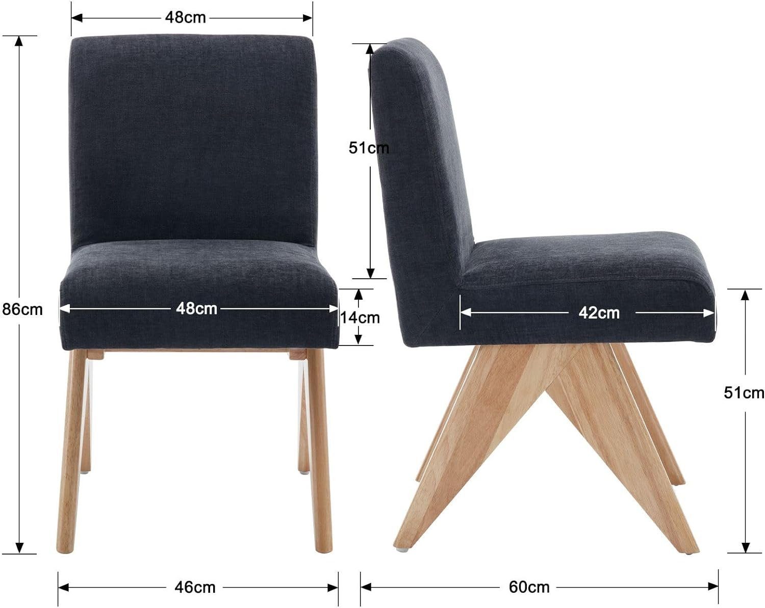 WAHSON OFFICE CHAIRS Esszimmerstuhl 2er Set günstig online kaufen