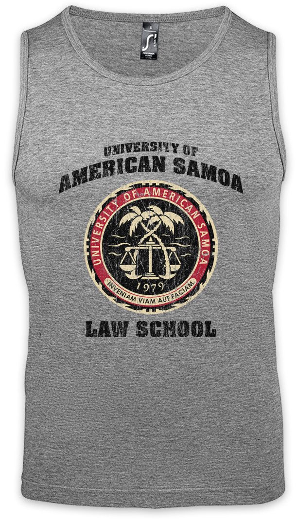 Urban Backwoods Tanktop University of American Samoa Ärmelloses T-Shirt Better Jura Call Law School Anwalt Jura Student
